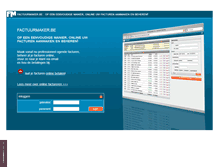 Tablet Screenshot of factuurmaker.be